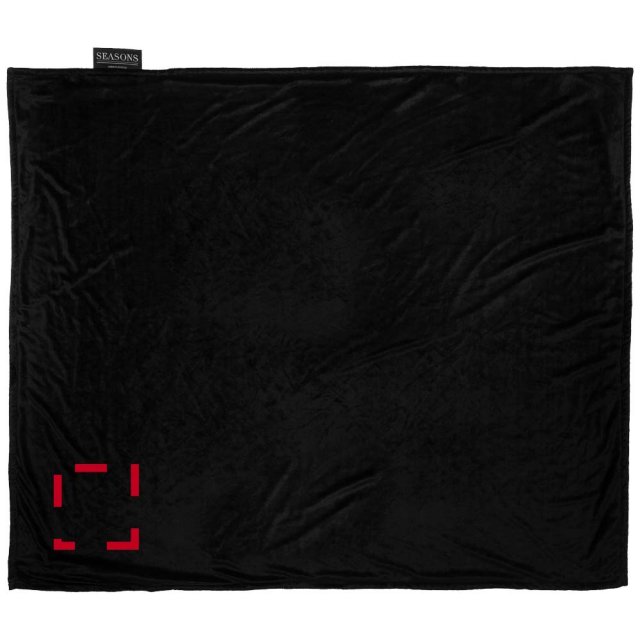 Hampton soft velours with sherpa plaid blanket - 100323