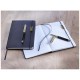 Legato A5 notebook and rollerball pen set (blue ink) Legato A5 notebook and rollerball pen set (blue ink)