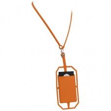 Fort-rock silicone RFID card holder with lanyard Fort-rock silicone RFID card holder with lanyard